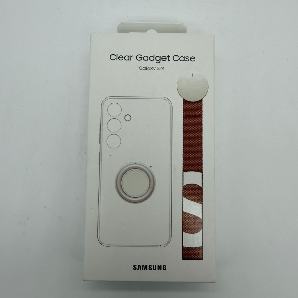 Samsung EF-XS921CTEGUS Clear Gadget Case Detachable Ring Grip For Galaxy S24